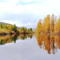 Осеннее зеркало Лошка-Лаха :: Iverinka .