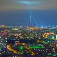 Вид на Москву с высотки Триумф Палас :: Игорь Герман