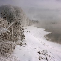 Туман на Москва реке :: Александр Хахалкин