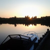 закат рыбалка в финляндии :: юрий 