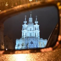 Отражение в автомобильном зеркале. :: Ирина Михайловна 