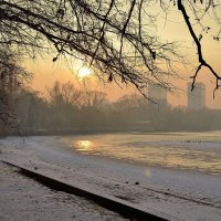 Румынская зима...Парк :: Сергей Столбов