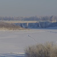 Мост через реку Ижма. :: Сергей Андреев