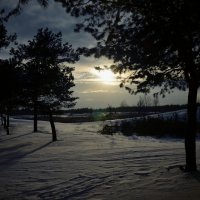 Зимний закат :: Екатерина Ткач