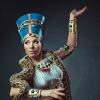 Лея в образе Нифертити :: MARGARITA SOUL X-RAY