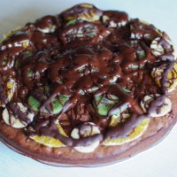 Праздничный шоколадный пирог :: Екатерина Голубкова