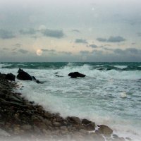 Море, шторм, луна...... :: Maria 