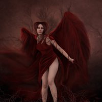 красный ангел :: Ирина Pono4evnaya