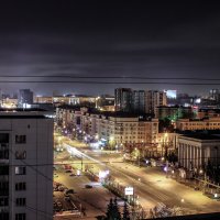 Проспект Ленина ночью :: Святослав Прутин