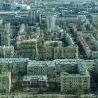 Москва с высоты птичьего полета :: Надежда Лаптева