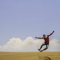 Прыжек в пустыне :: Дмитрий Иванов