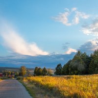 Пейзаж в деревне :: Елена Виноградова