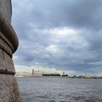 панорама Невы и Стрелки Васильевского острова :: Евгений Гусев