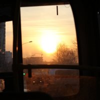 Доброе утро в автобусе :: Андрей Сорокин