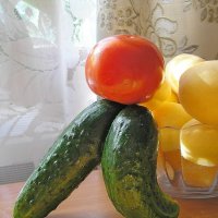 Шагающие овощи. :: Любовь Чунарёва