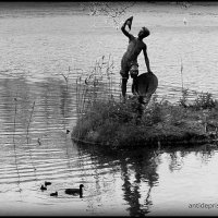 мальчик-рыбак и утки :: vadim 