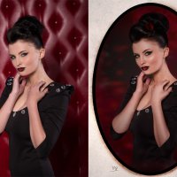 портрет Кармен (до и после) :: Veronika G