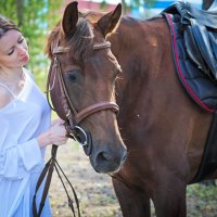 девушка и лошадь :: Анна Франкова