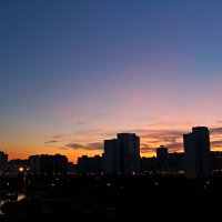Закат в Марьино :: Андрей Кузнецов