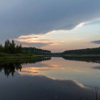 Озеро "Беленькое" вечер :: Сергей Быстров