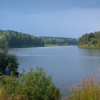 река Клязьма ( перед грозой ) :: Svetlana Nefedova