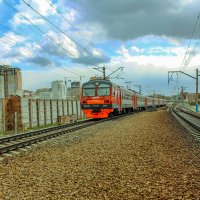 Электропоезд ЭД4МК в Новосибирске :: Алексей Павленко