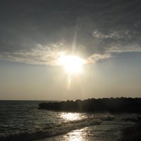 Море. Дело близилось к закату. :: Андрей Горячев