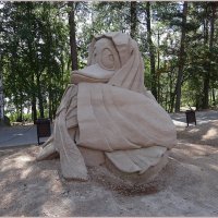 Песчаная скульптура :: Вера 