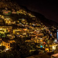 Позитано (Италия) ночью :: Владимир Горубин
