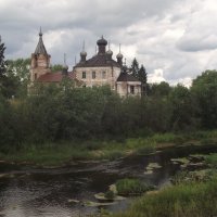 Георгиевская церковь на Чурьеге. Село Река. :: ПК 