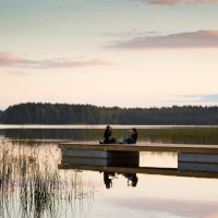 Вечер на озере :: Славомир Вилнис