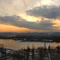 Закат над Днепром :: Николай Фарионов
