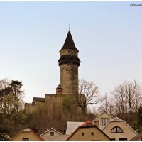 Крепость "Штрамберска Труба" возвышается над городком Штрамберк... :: Dana Spissiak