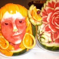 карвинг из овощей и фруктов :: Таня Фиалка
