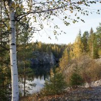 Осень в горном парке Рускеала :: Елена Павлова (Смолова)