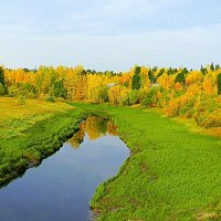 река, впадающая в осень :: Надежда Ерыкалина