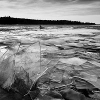 Lake in ice :: Sergey Yablokov 