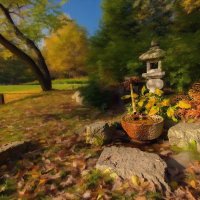 Осень в японском саду :: Dack9 -
