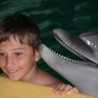 мальчик и дельфин :: Сергей Дихтенко