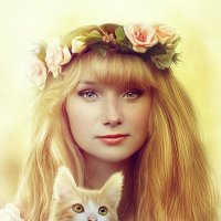 Портрет с котёнком :: Лана Назарова