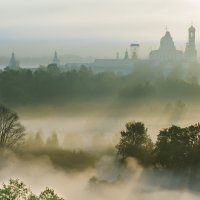 Новоиерусалимский монастырь. Туманное утро. :: Александр Белоглазов