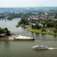 Кобленц, Германия. "Немецкий угол" :: Александр Туманов