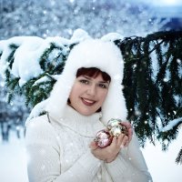 Зимний автопортрет :: Фотохудожник Наталья Смирнова