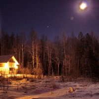 Рождественская ночь в финляндии. :: Валерий Стогов