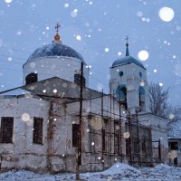 ..снег кружится..( вечер в Никольском) .. :: Александр Герасенков
