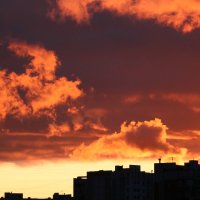 Облака на закате :: Андрей Кузнецов