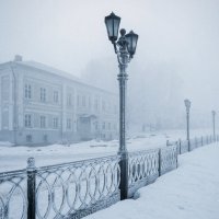 Зимний Углич в тумане. :: Дмитрий Постников