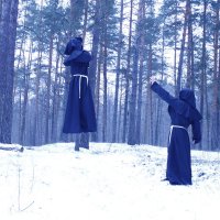 Монах в лесу! :: kolja 