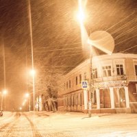 Ночной Снегопад в Рославле :: Павел Данилевский