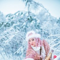 Девушка зима :: Ирина Кривова